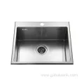 SUS 304 Stainless Single Bowl Handmade Kitchen Sink